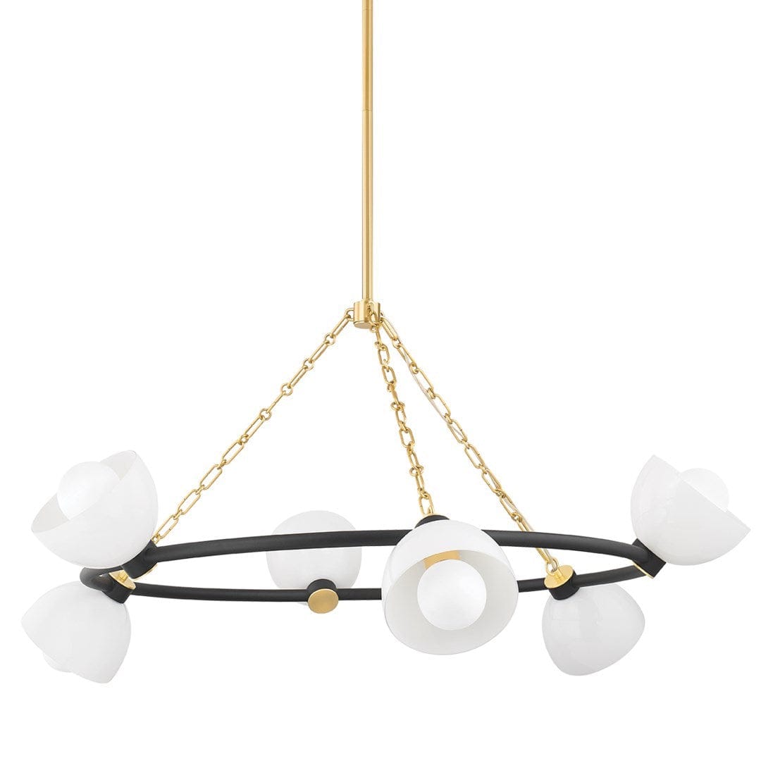 Mitzi Belle Chandelier Lighting megan-molten-H708806-TWH