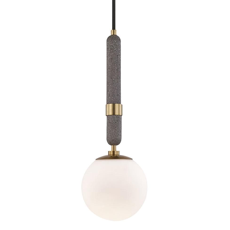 Mitzi Brielle Pendant - Aged Brass Lighting