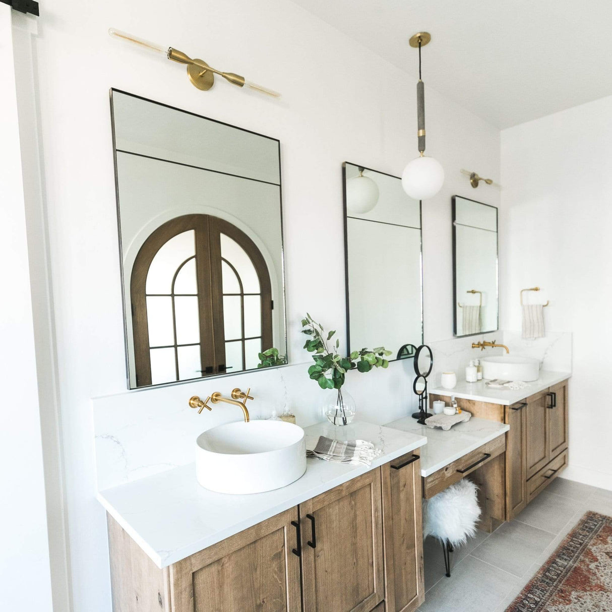 Mitzi Brielle Pendant - Aged Brass Lighting