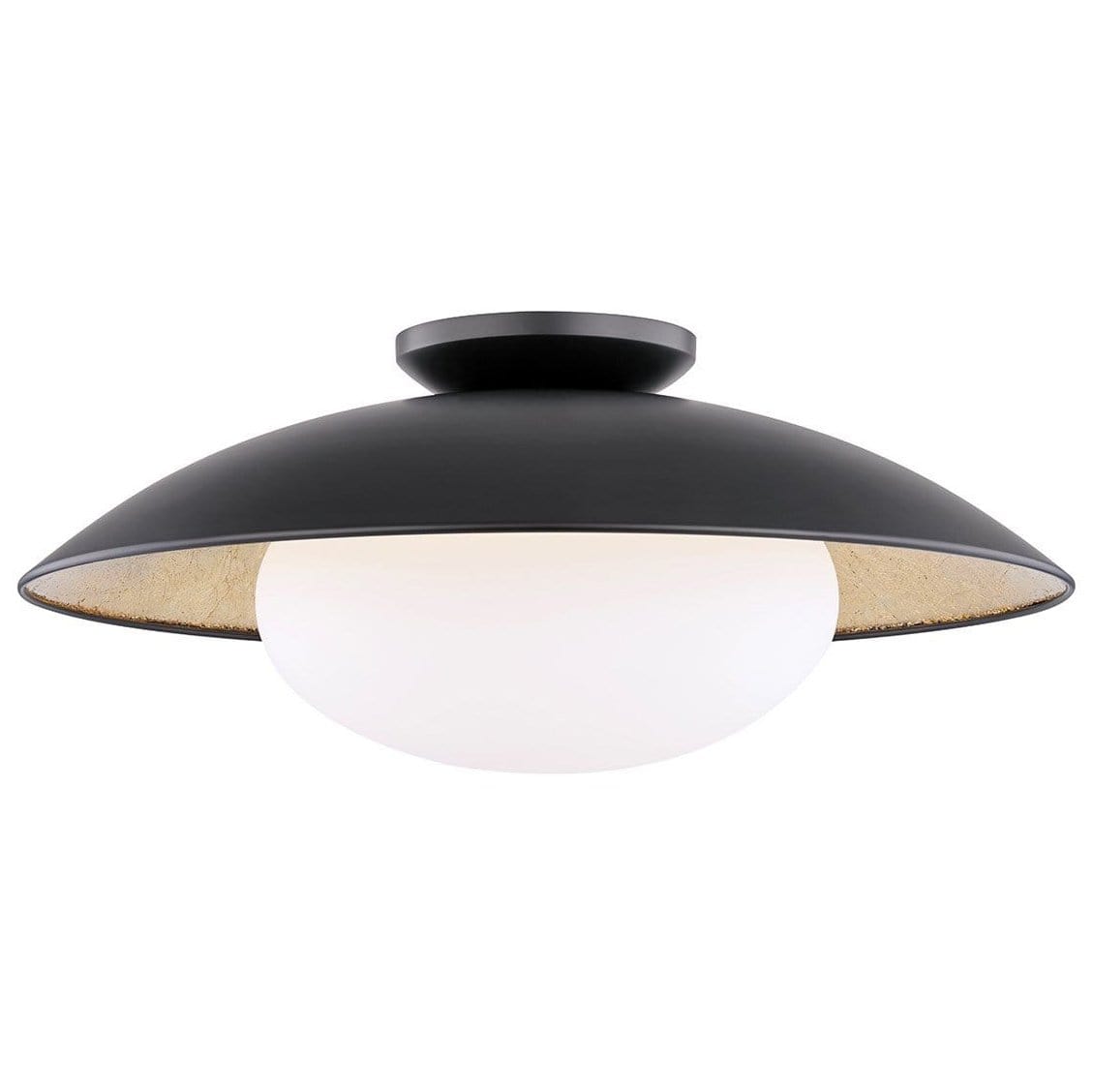 Mitzi Cadence Ceiling Semi Flush Mount Lighting mitzi-H368601L-BLK/GL 806134893866