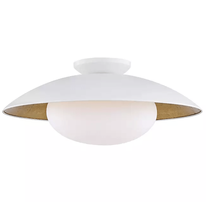 Mitzi Cadence Ceiling Semi Flush Mount Lighting mitzi-H368601L-WH/GL 806134893842