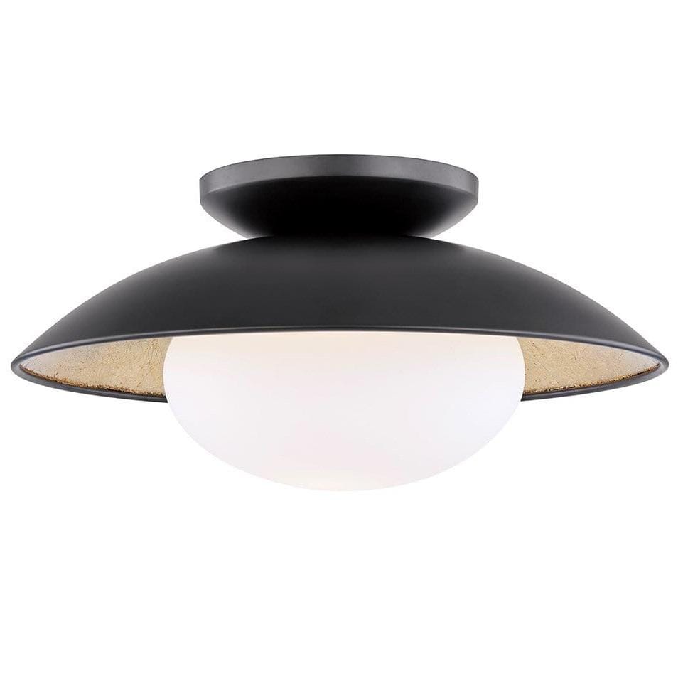 Mitzi Cadence Ceiling Semi Flush Mount Lighting mitzi-H368601M-BLK/GL 806134893897
