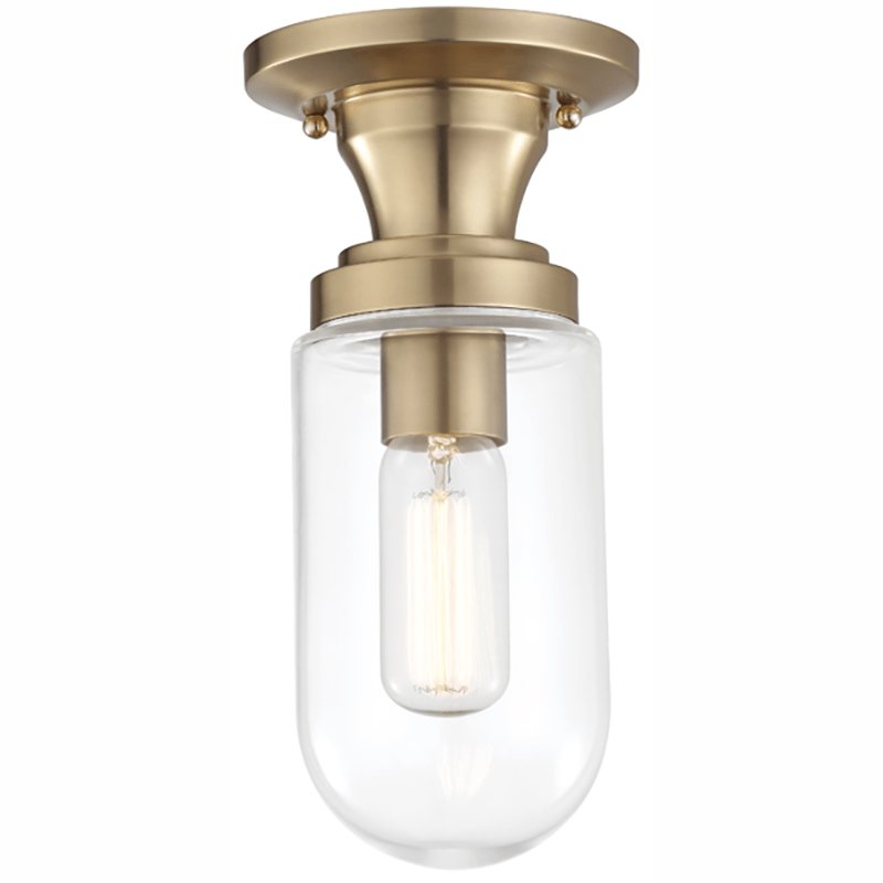 Mitzi Clara Semi-Flush Mount - Polished Copper Lighting mitzi-H124601-POC 00806134840167