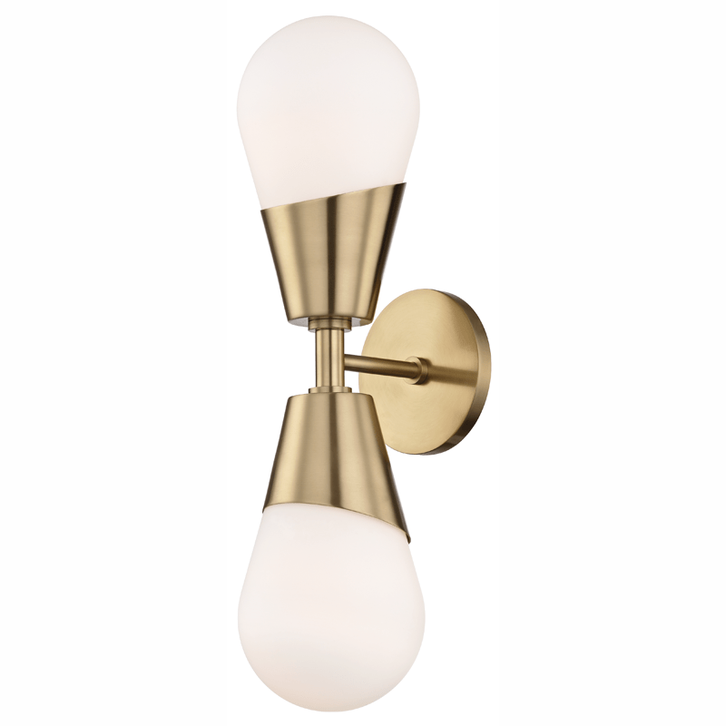 Mitzi Cora Double Wall Sconce Lighting mitzi-H101102-AGB 00806134835330