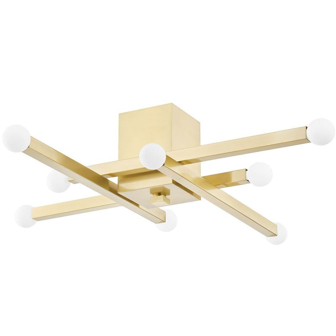 Mitzi Dona Flush Mount - Aged Brass Lighting mitzi-H463508-AGB