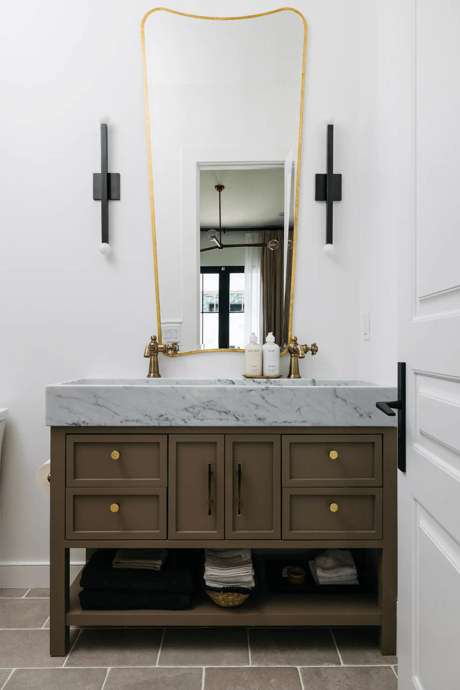 Mitzi Dona Wall Sconce - Aged Brass Lighting