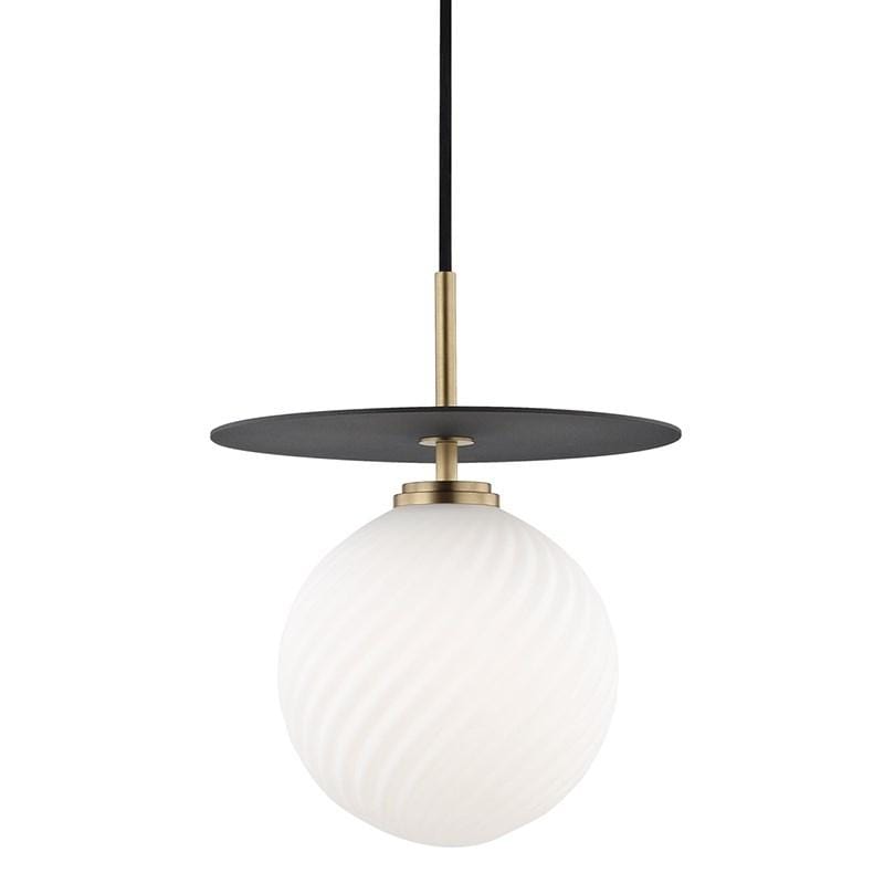 Mitzi Ellis Pendant Lighting mitzi-H200701L-AGB/BK 806134847333