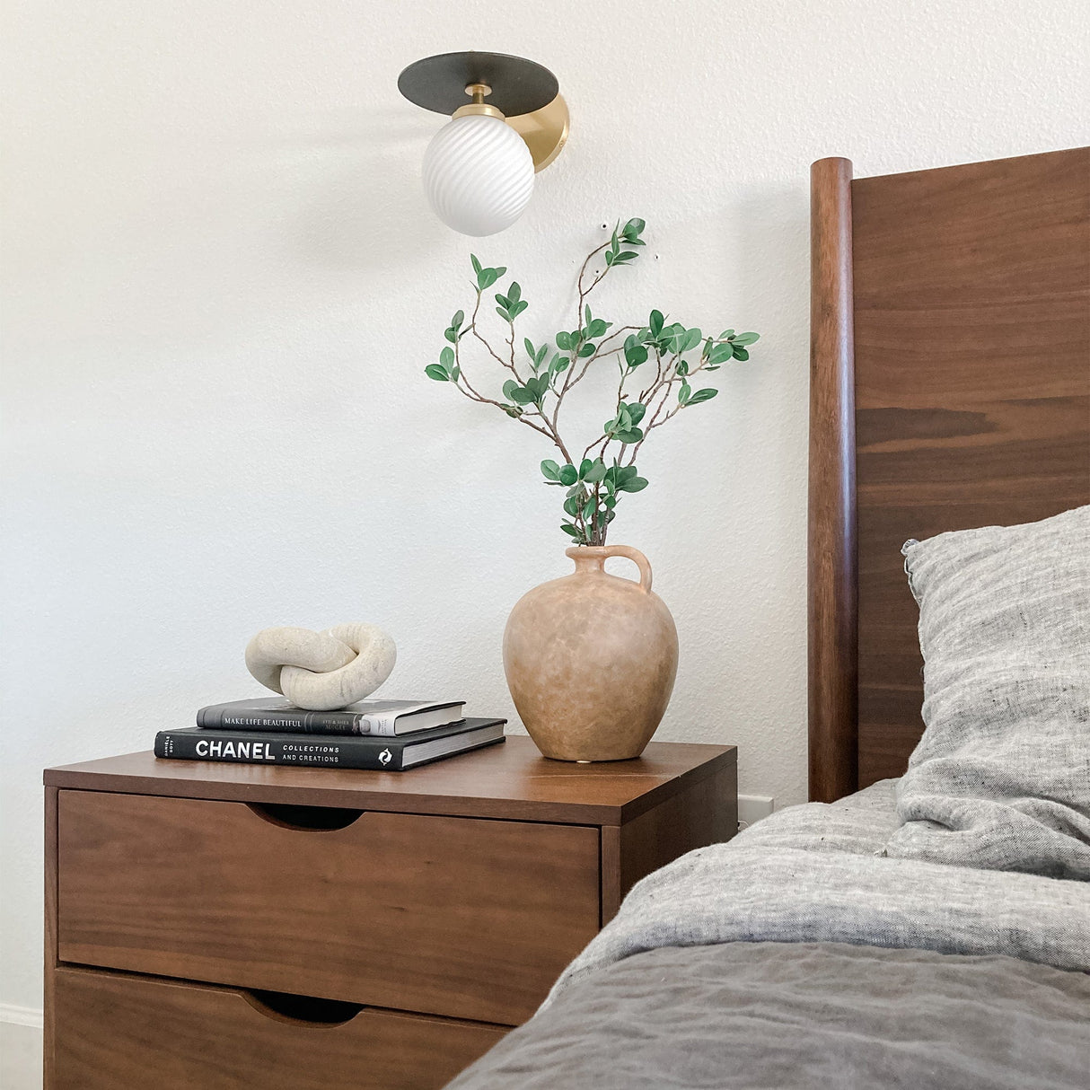 Mitzi Ellis Sconce Lighting mitzi-H200101-AGB/BK 806134847272