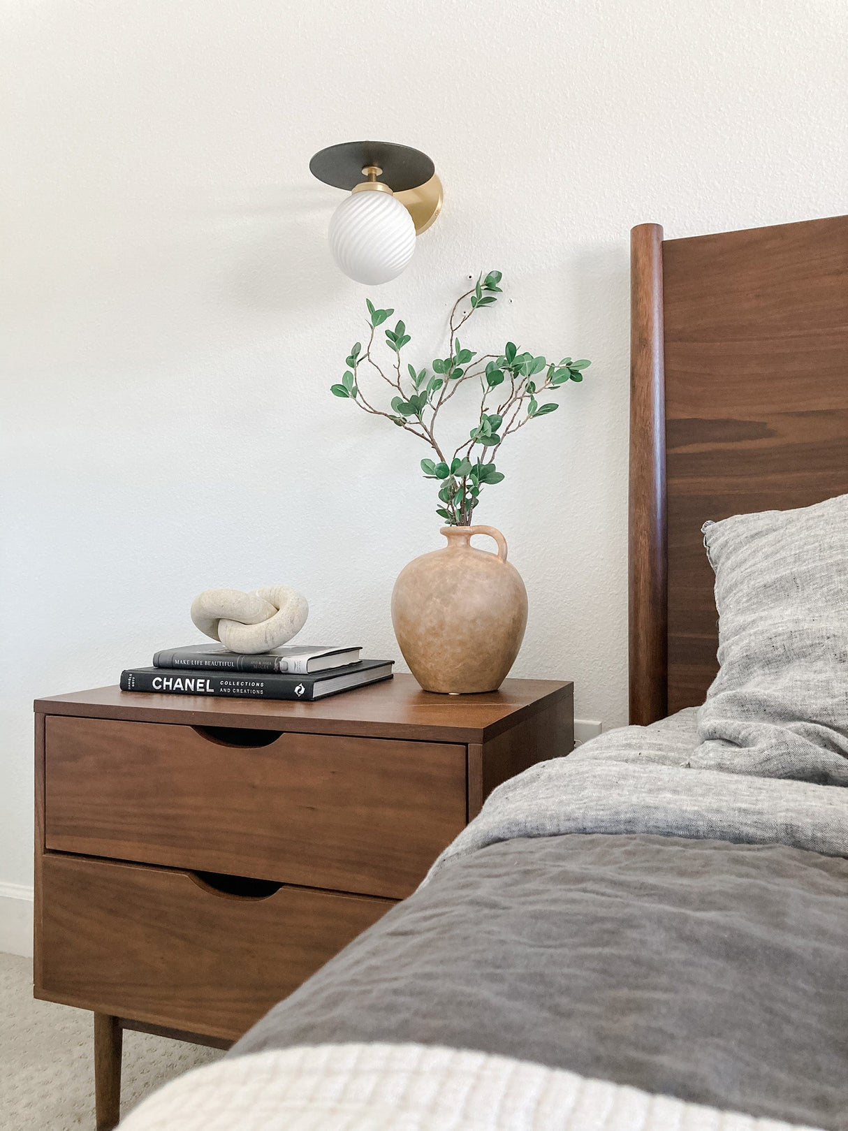 Mitzi Ellis Sconce Lighting mitzi-H200101-AGB/BK 806134847272