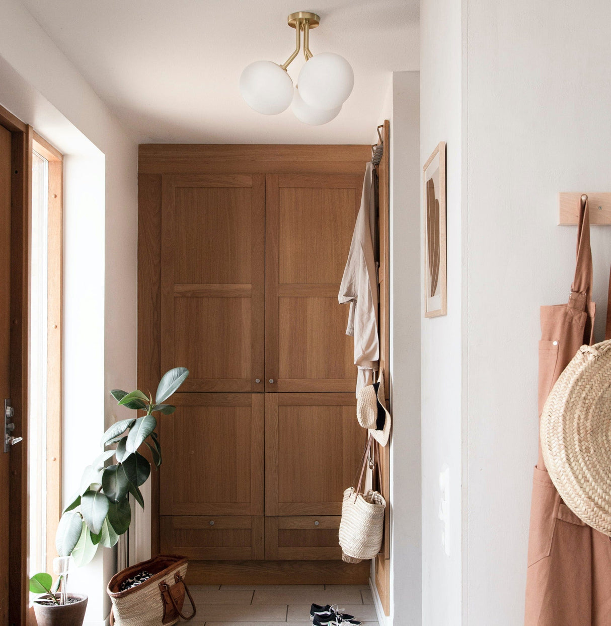 Mitzi Estee Ceiling Mount - Aged Brass Lighting