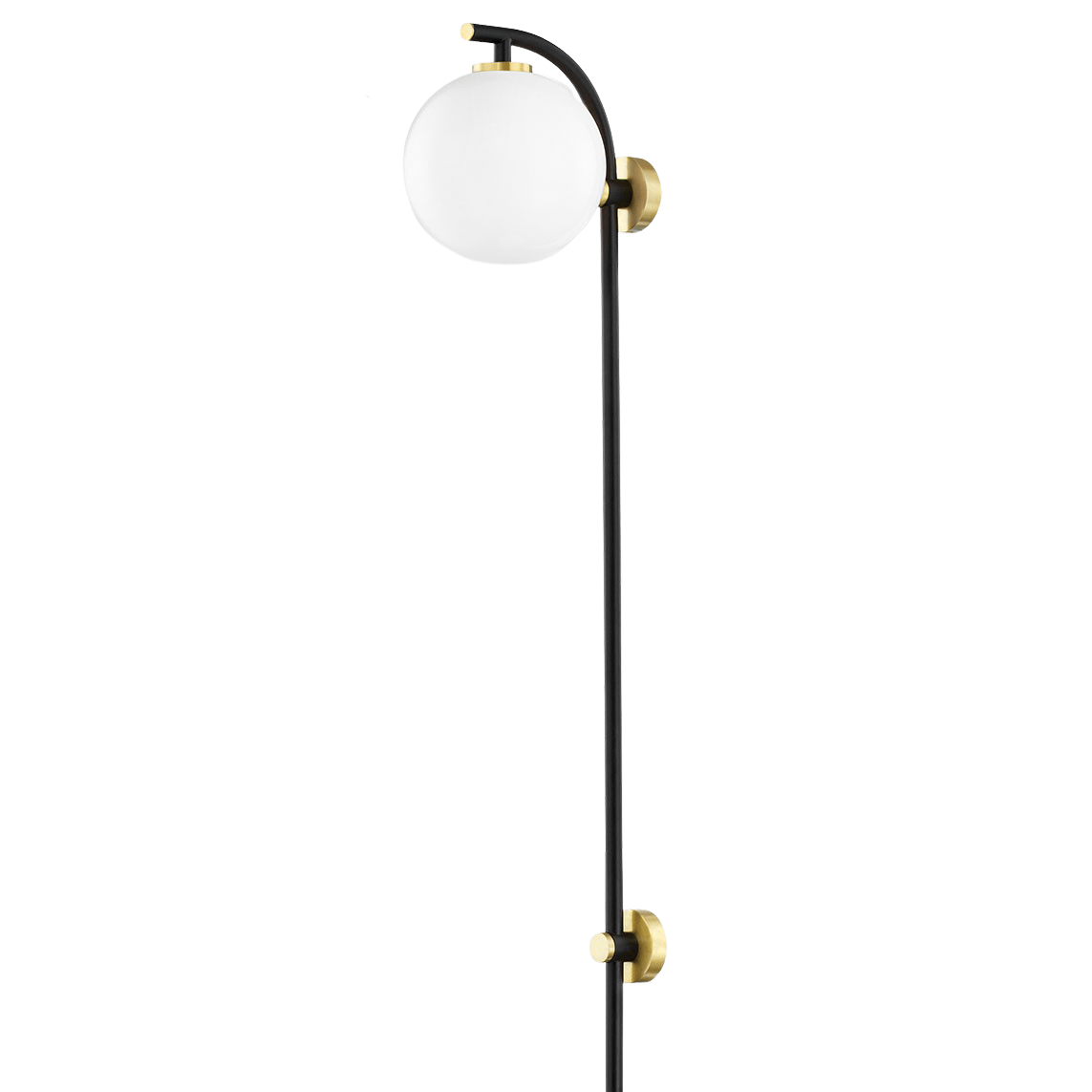 Mitzi Faye Plug-In Sconce Lighting mitzi-HL589201-AGB/SBK