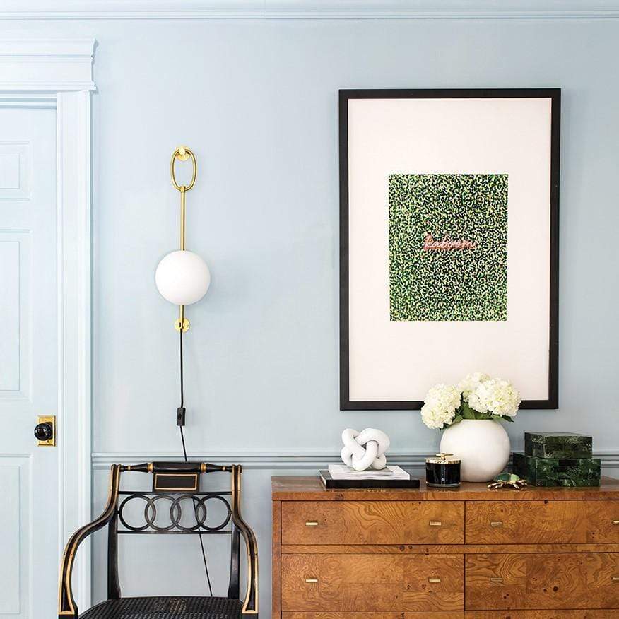 Mitzi Gina Wall Sconce - Aged Brass Lighting