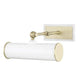 Mitzi Holly 1 Light Picture Light - Aged Brass/White Lighting mitzi-HL263201-AGB/WH 00806134850104
