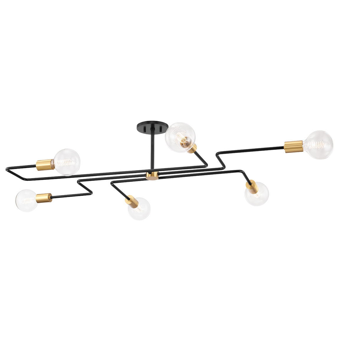 Mitzi Jena Semi-Flush Mount Lighting mitzi-H488606L-AGB/TBK
