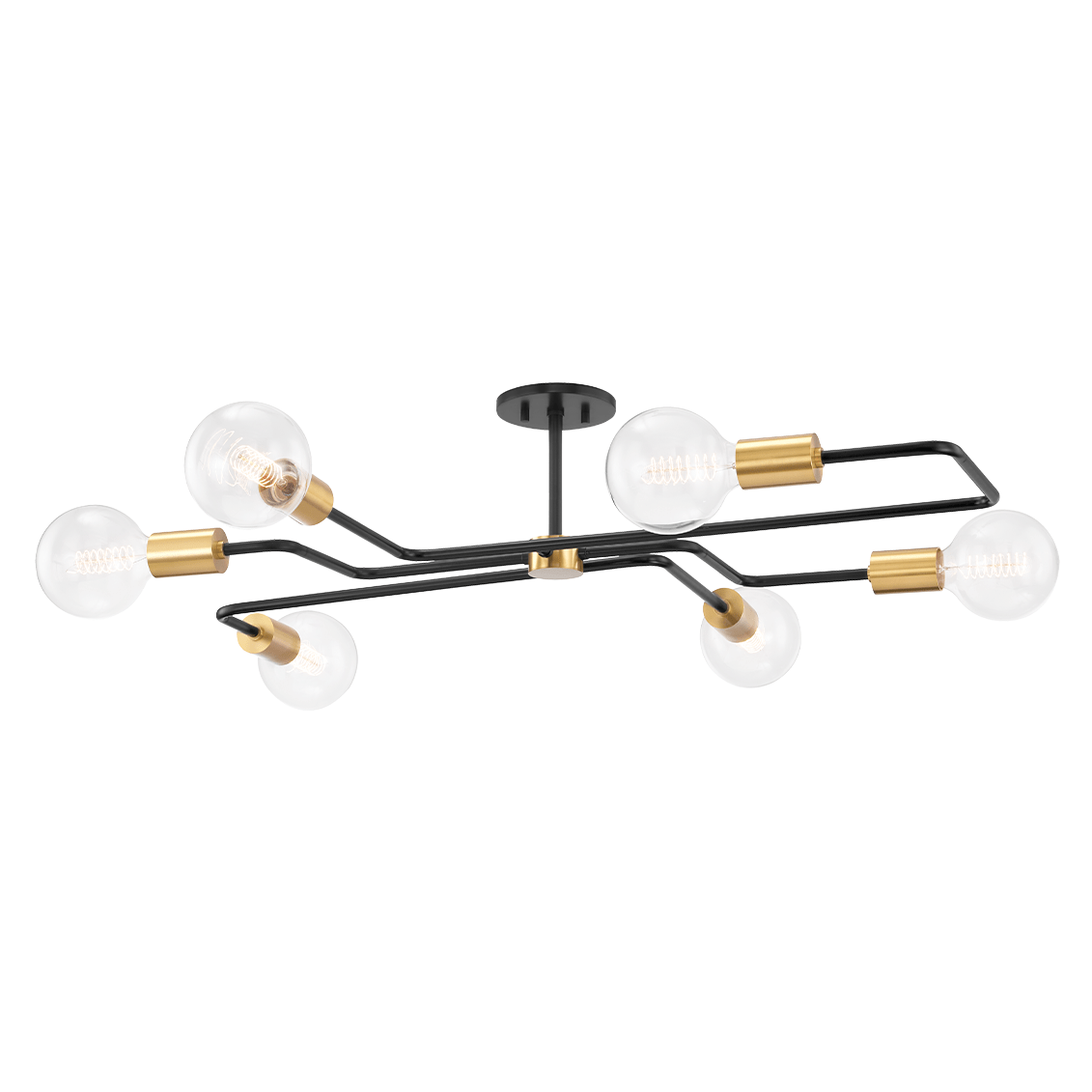 Mitzi Jena Semi-Flush Mount Lighting mitzi-H488606S-AGB/TBK