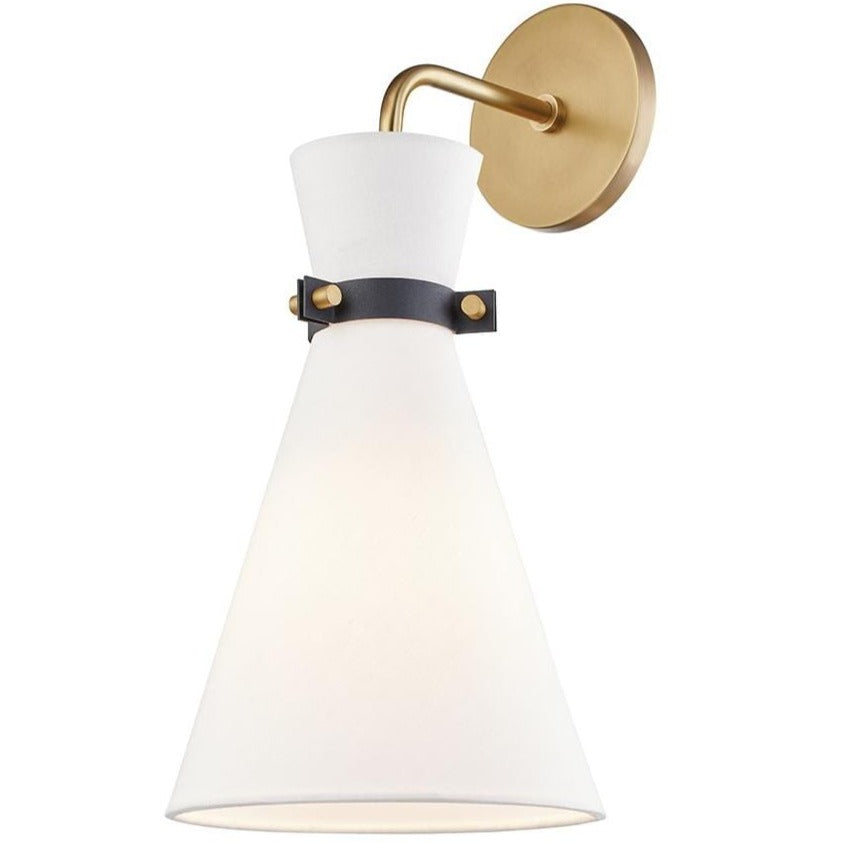 Mitzi Julia Wall Sconce - Aged Brass/Black Lighting mitzi-H294101-AGB/BK 00806134882785