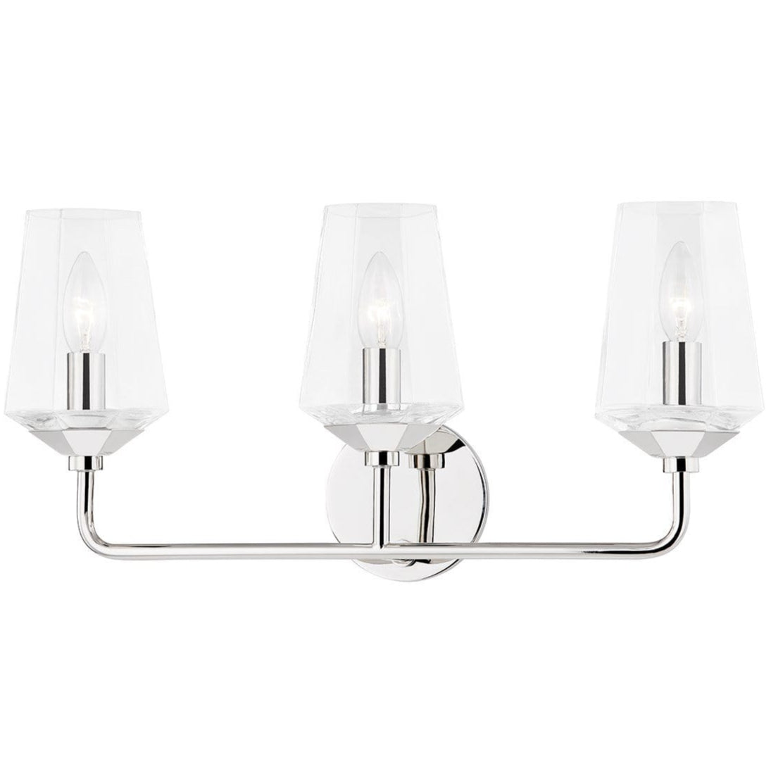 Mitzi Kayla 3 Light Bath and Vanity Light - Polished Nickel Lighting mitzi-H420303-PN