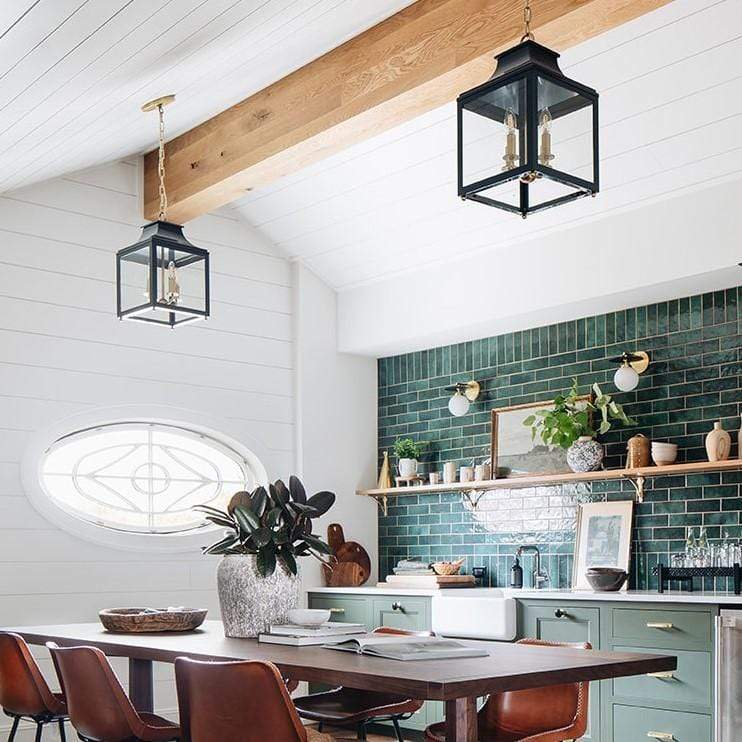 Mitzi Leigh Lantern - Navy Lighting