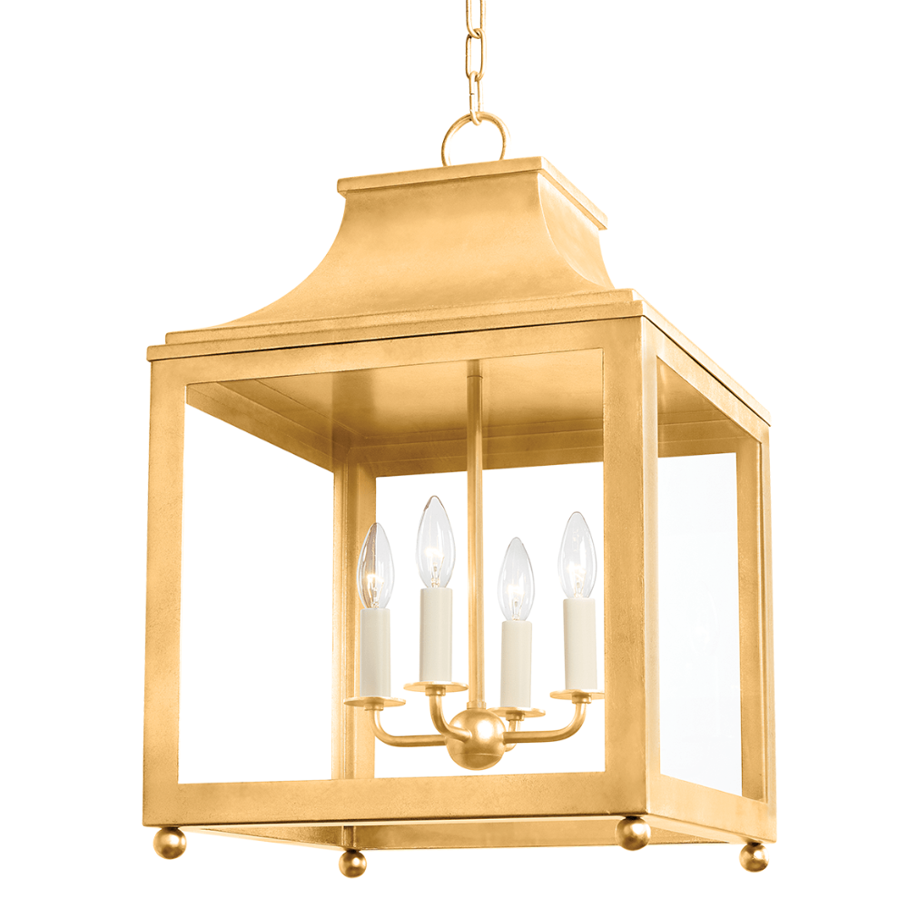Mitzi Leigh Lantern - Vintage Gold Leaf Lighting mitzi-H259704L-VGL
