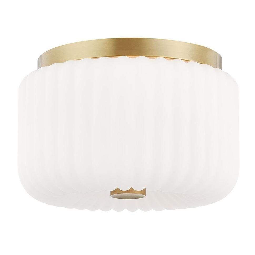 Mitzi Lydia Flush Mount - Polished Nickel Lighting