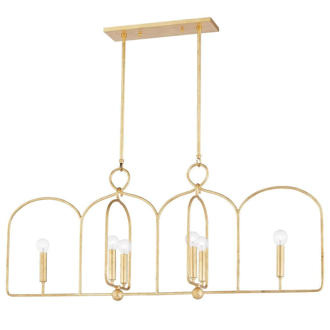 Mitzi Mallory Linear Chandelier Lighting mitzi-H512906-GL