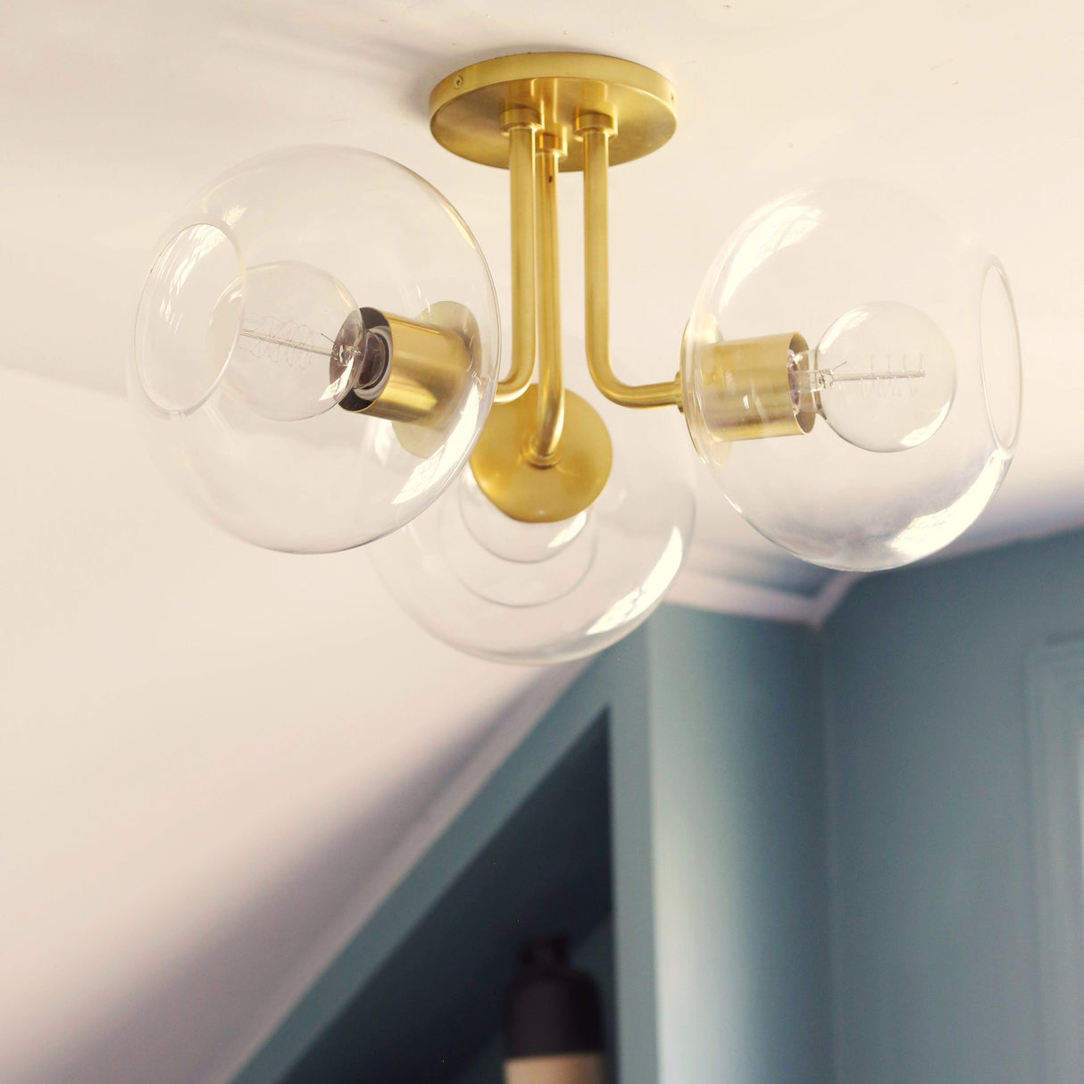 Mitzi Margot 3 Light Flush Mount Lighting mitzi-H270603-AGB 806134880842