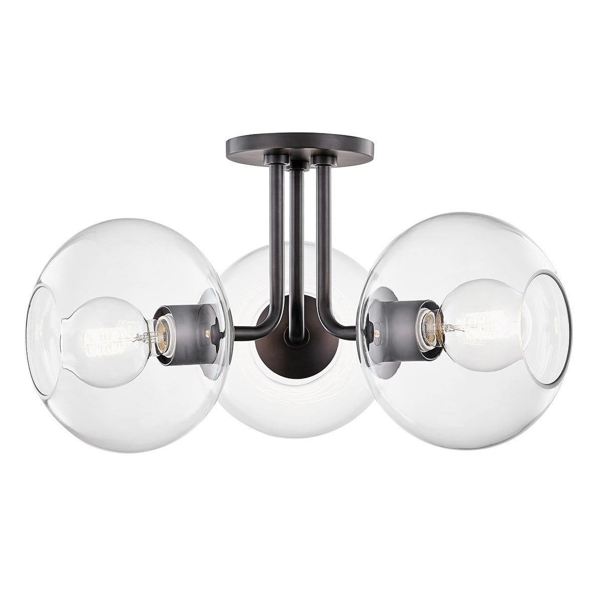 Mitzi Margot 3 Light Flush Mount Lighting mitzi-H270603-OB 00806134880880