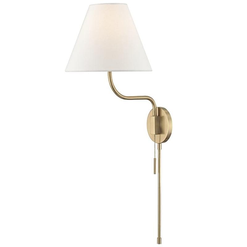 Mitzi Patti Sconce - Aged Brass Lighting mitzi-HL240101-AGB 00806134848804