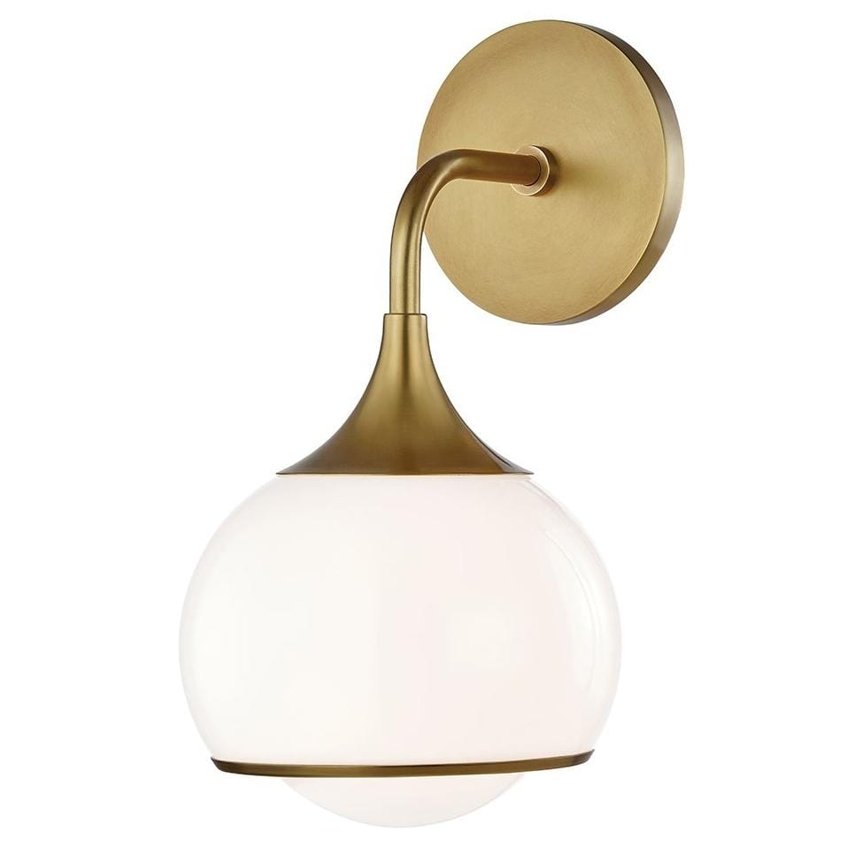 Mitzi Reese Wall Sconce - Aged Brass Lighting mitzi-H281301-AGB 00806134880033