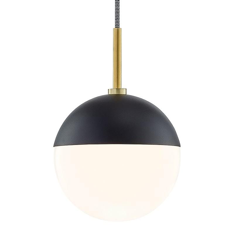 Mitzi Renee Pendant - Aged Brass/Black Lighting mitzi-H344701-AGB/BK