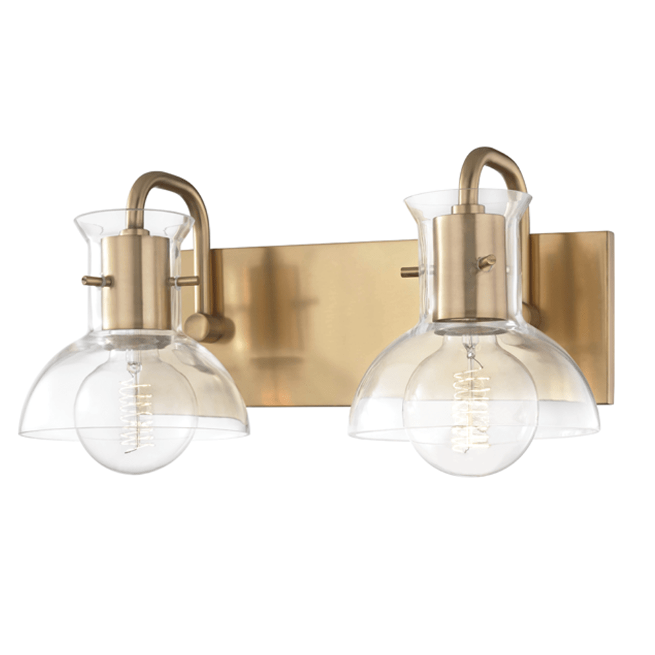 Mitzi Riley 2 Light Bath Light Lighting mitzi-H111302-AGB 00806134832018