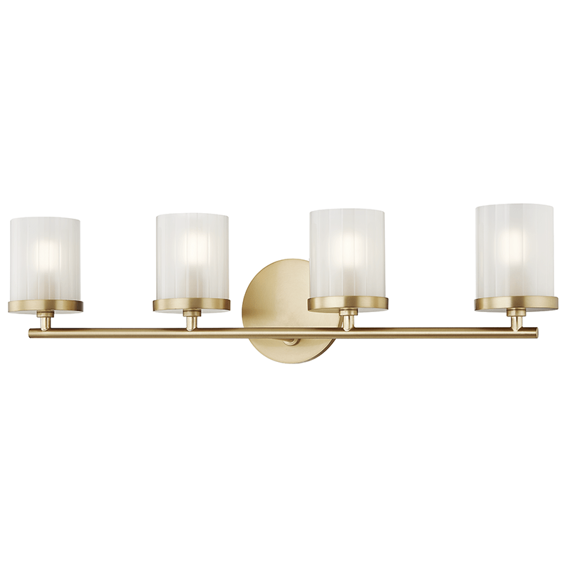 Mitzi Ryan 4 Light Vanity Light - Aged Brass Lighting mitzi-H239304-AGB 00806134848064
