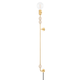 Mitzi Slater Plug-In Sconce Lighting mitzi-HL491201-AGB