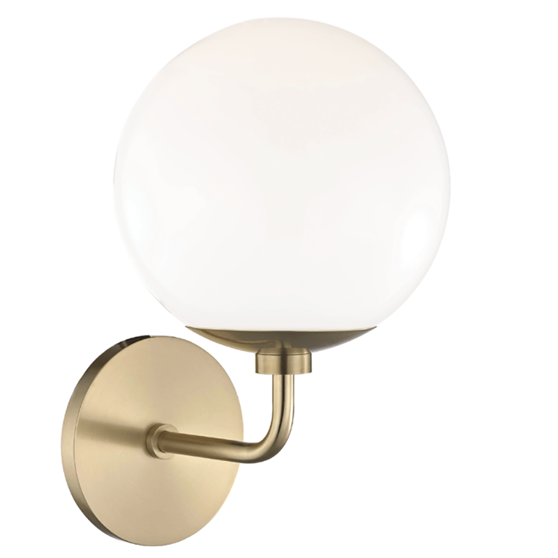 Mitzi Stella Wall Sconce - Aged Brass Lighting mitzi-H105101-AGB 00806134835620