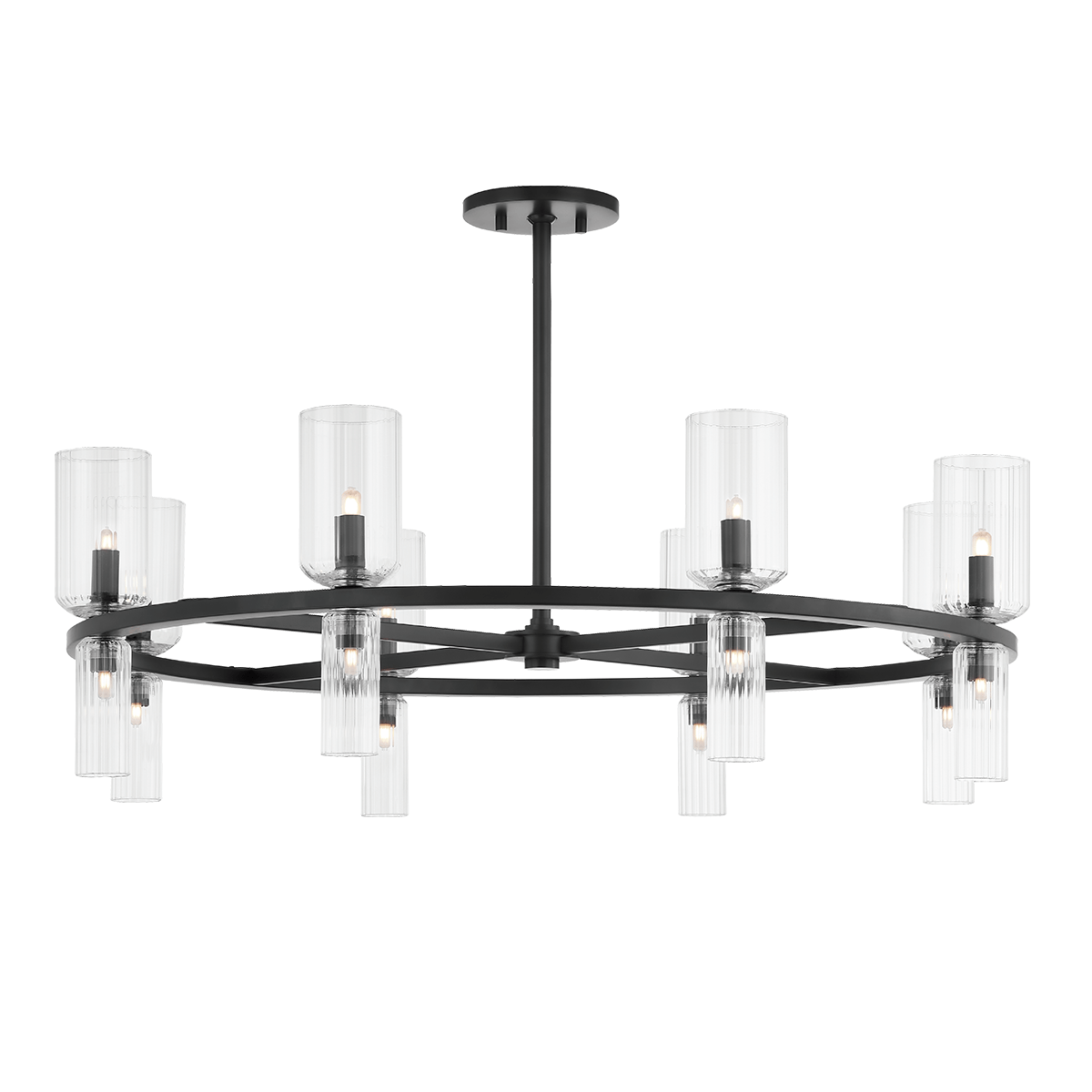 Mitzi Tabitha Chandelier Lighting mitzi-H384816-SBK
