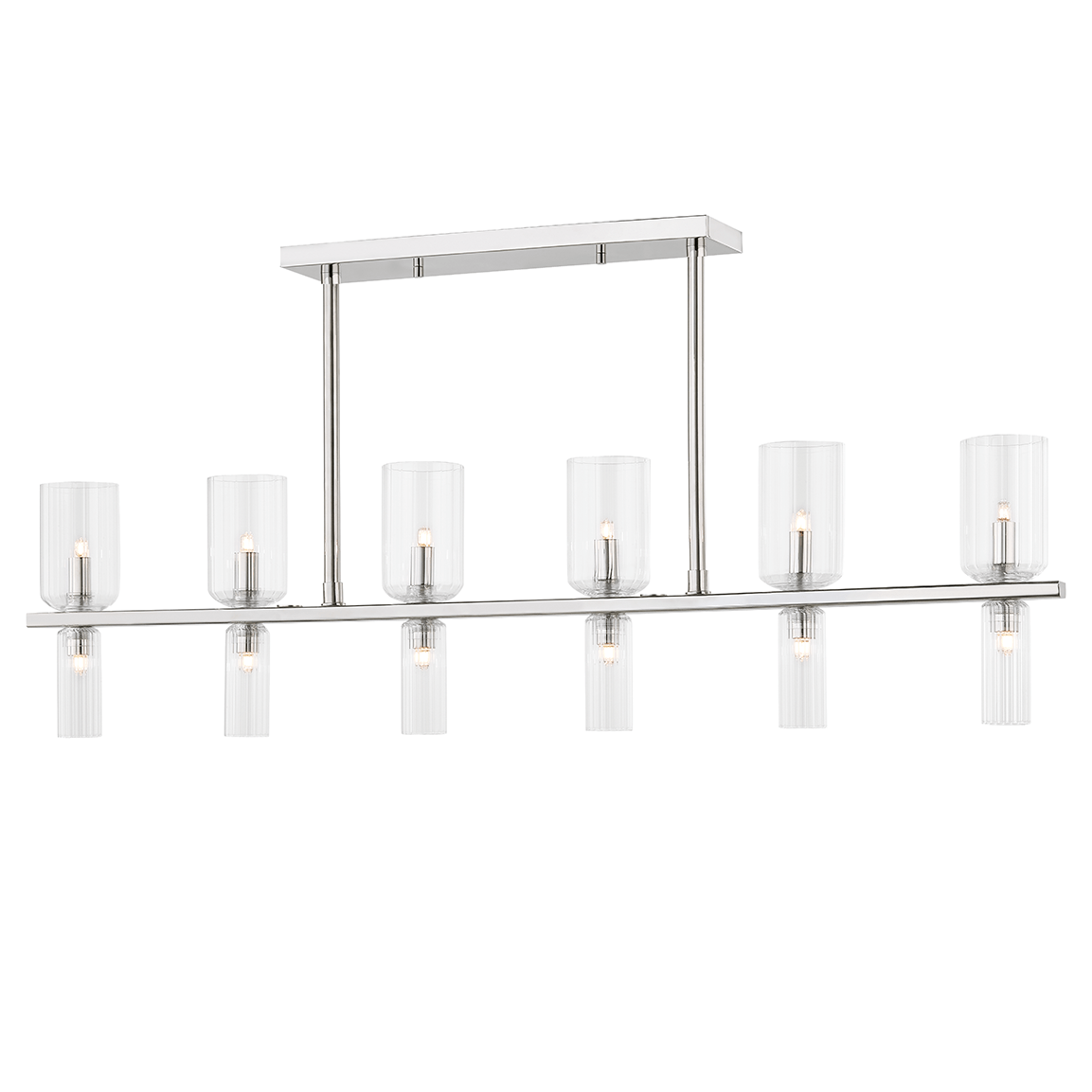 Mitzi Tabitha Linear Chandelier Lighting mitzi-H384912-PN