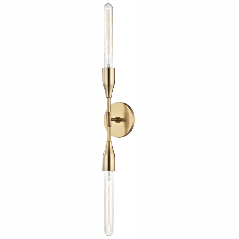 Mitzi Tara Double Wall Sconce - Aged Brass Lighting mitzi-H116102-AGB 00806134840037