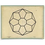 Natural Curiosities Jean Baptiste Geometrics Pillow & Decor Natural Curiosities-Jean-Baptiste-Geometrics-6-unframed