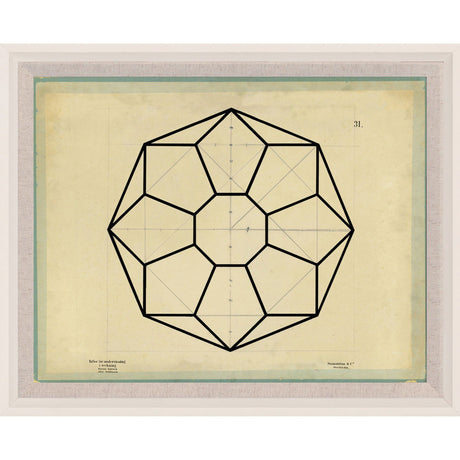 Natural Curiosities Jean Baptiste Geometrics Pillow & Decor Natural Curiosities-Jean-Baptiste-Geometrics-6-wood-frame
