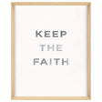 Natural Curiosities "Keep the Faith" Silver Leaf Quote Wall natural-curiosities-keep-the-faith-silver-leaf-quote-wood-frame