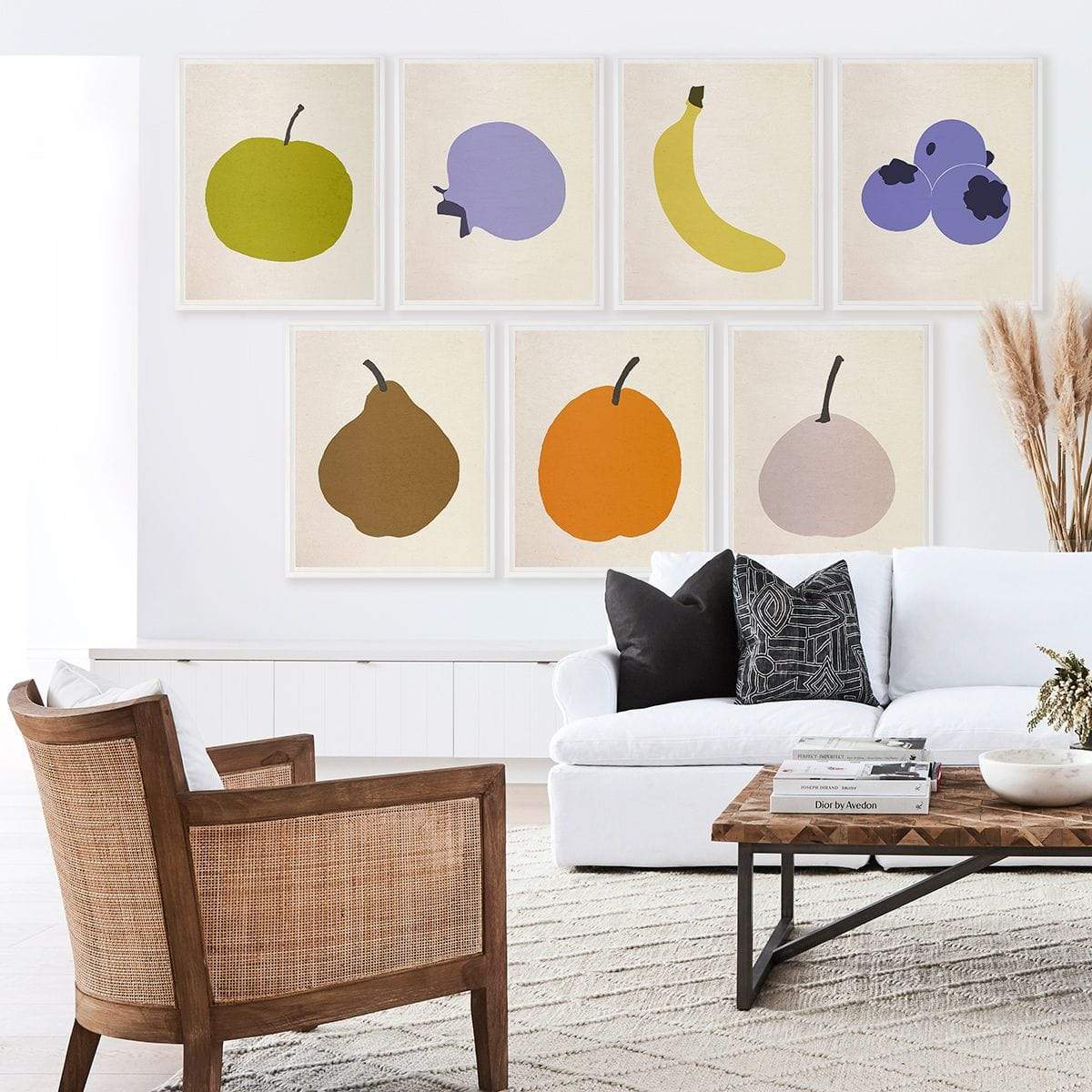 Natural Curiosities Modern Fruit Study Wall natural-curiosities-modern-fruit-study-no-1-2-3-4-5-6-7-small