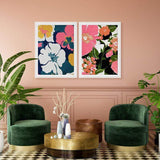 Natural Curiosities Modern Paradise, Color Field I & II Wall