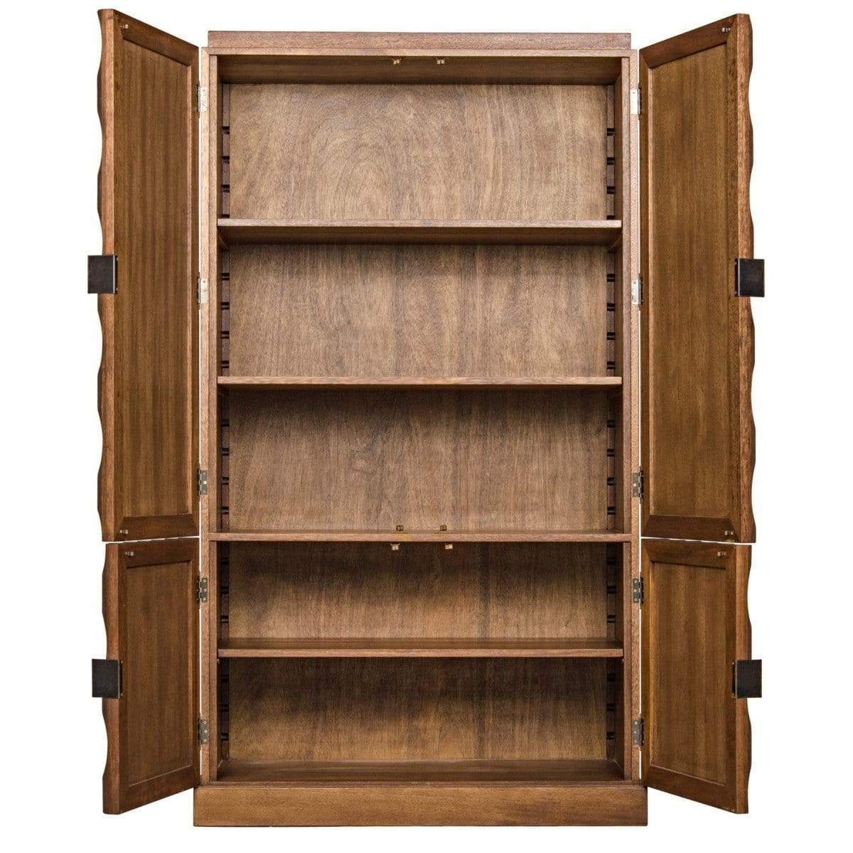 Noir Alameda Hutch - Dark Walnut Furniture noir-GHUT133DW 00842449113572