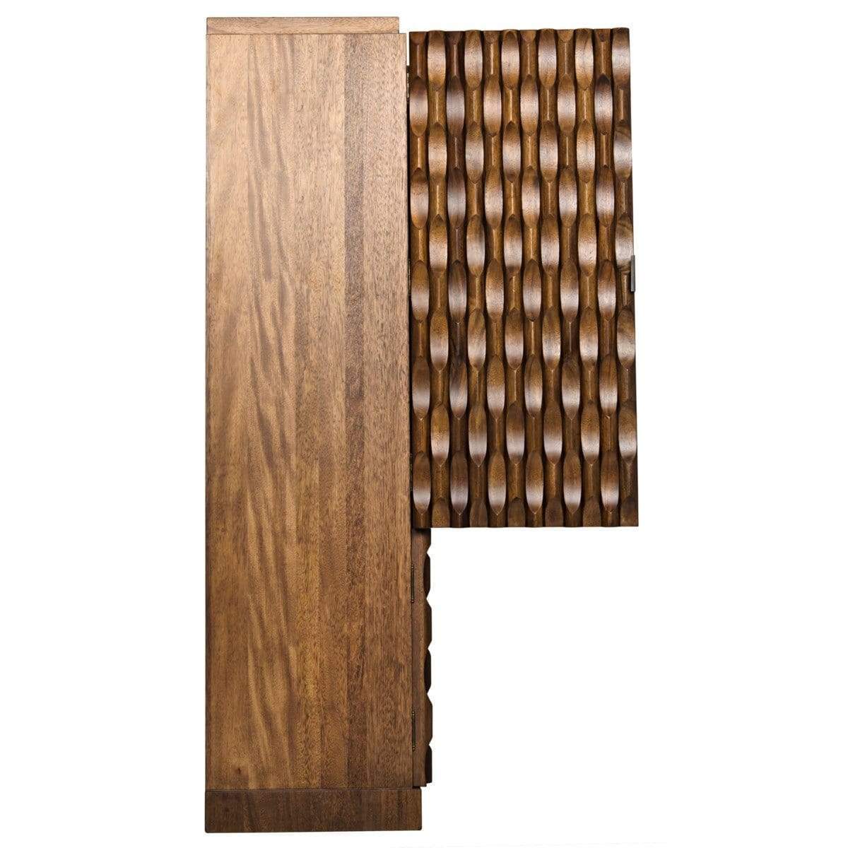 Noir Alameda Hutch - Dark Walnut Furniture noir-GHUT133DW 00842449113572
