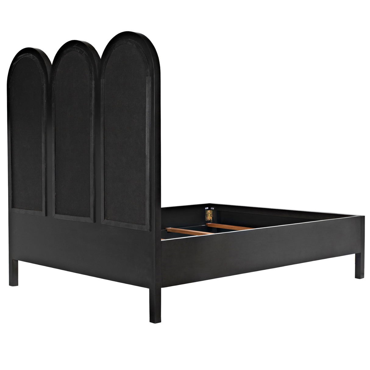 Noir Arch Queen Bed Furniture noir-GBED137QP 00842449133563