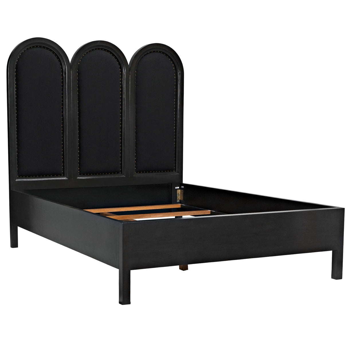 Noir Arch Queen Bed Furniture noir-GBED137QP 00842449133563