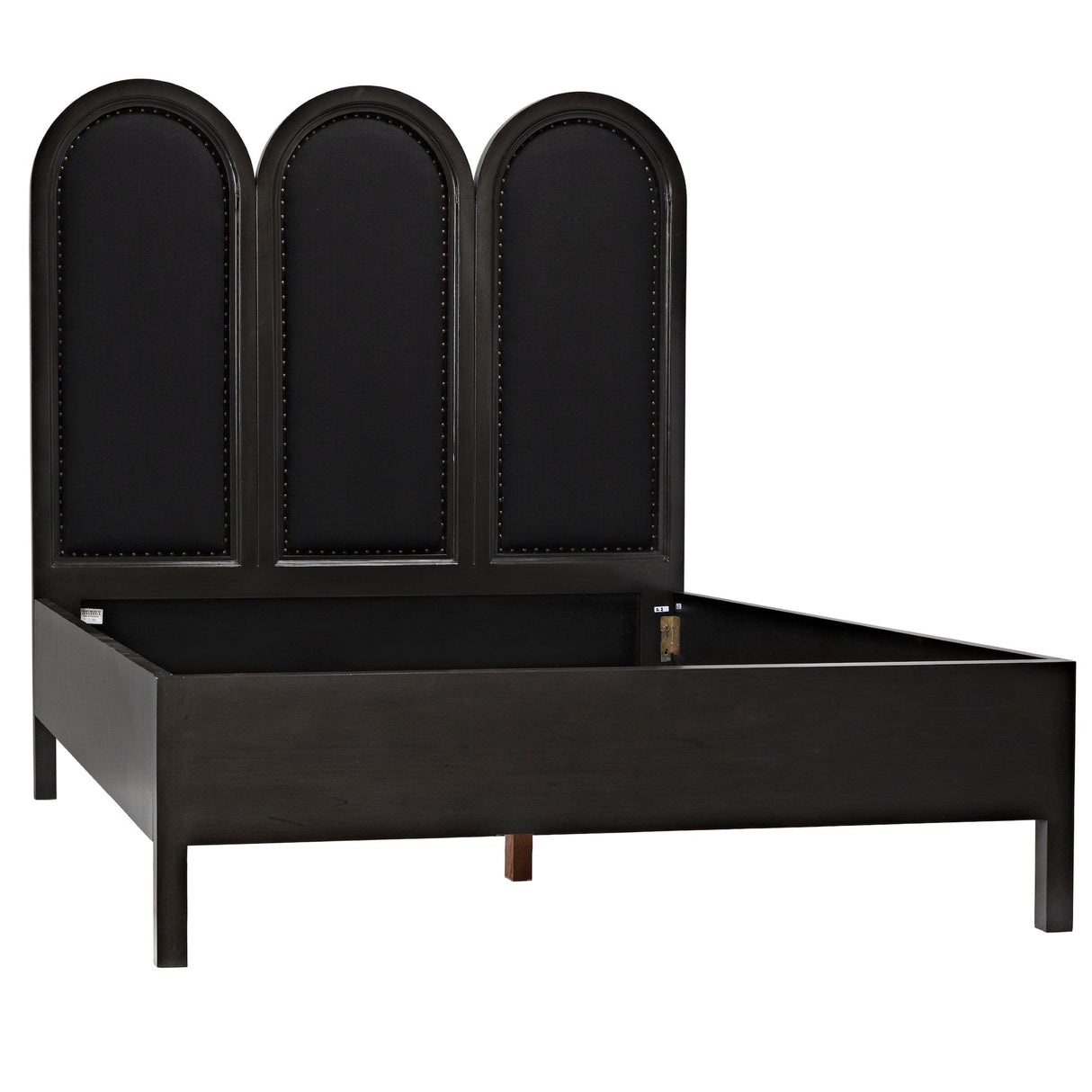 Noir Arch Queen Bed Furniture noir-GBED137QP 00842449133563