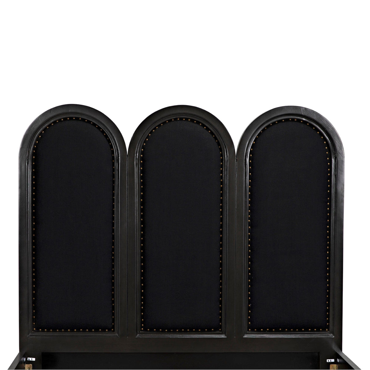 Noir Arch Queen Bed Furniture noir-GBED137QP 00842449133563