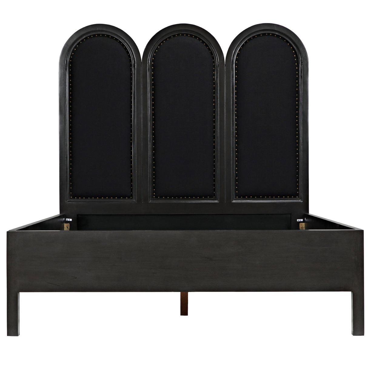 Noir Arch Queen Bed Furniture noir-GBED137QP 00842449133563
