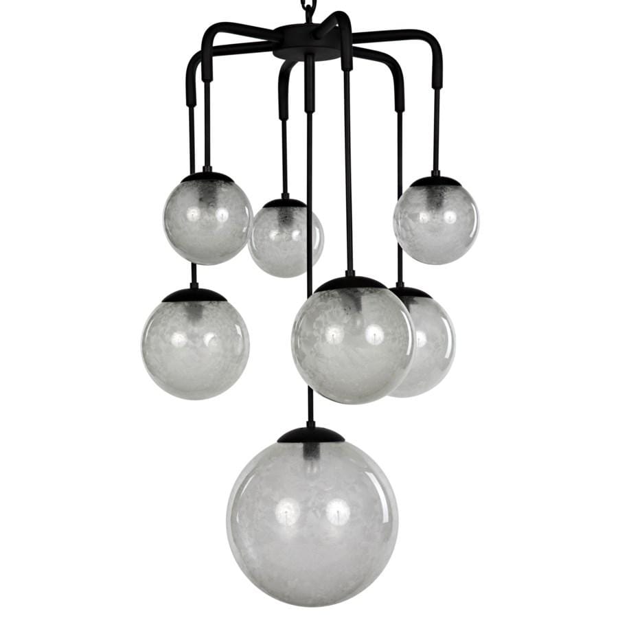 Noir Artemis Chandelier Lighting noir-LAMP762MTB 842449127128